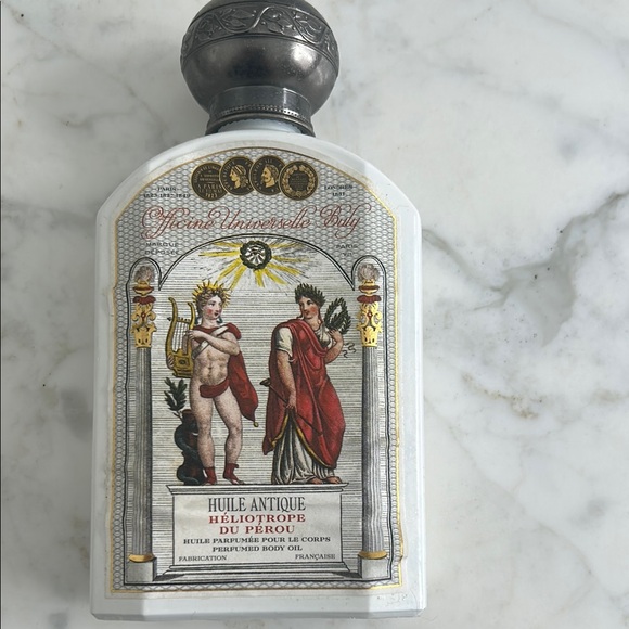 Paris!!!! 💕Glass bottle that once held Huile Antique officino Universelle Bully - Picture 1 of 6